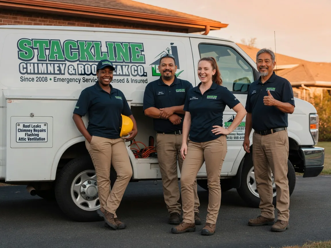 Chimney flashing repair company in Burnett, WI